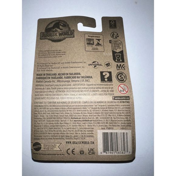 Mattel 1993 Matchbox Jurassic World Dominion Armored Action Transporter Truck - Picture 4 of 4